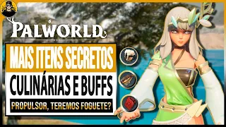 Palworld ITENS SECRETOS, NOVAS RECEITAS DE CULINÁRIA, PROPULSOR, GASOLINA e MUITO MAIS