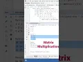 Matrix Multiplication