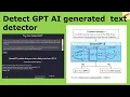 Download Lagu Detect GPT AI generated  text detector