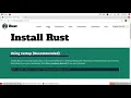 How to install rust programming language on ubuntu or linux 2021 properly compile run