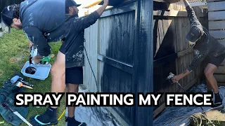 Finally painting my fence #Day35