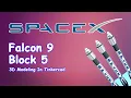 SpaceX falcon 9 3D Model Designing Time laps Tinker CAD Tutorial Fun