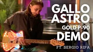 Gallo Guitars - Astro Gold P-90 Demo