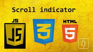 Scroll indicator HTML CSS and JavaScript