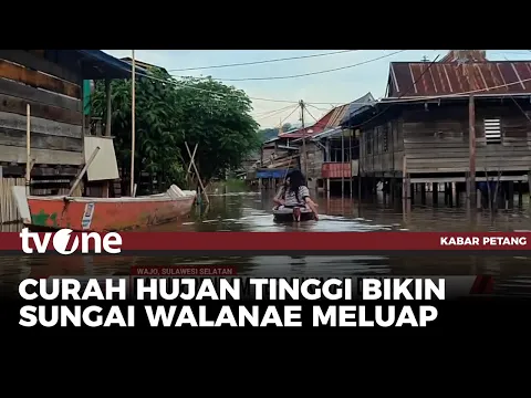 Permukiman Warga di Wajo Masih Terendam Banjir, Ketinggian Air Capai 2 Meter
