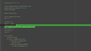 Creating animated gravity - Pygame python 3 6