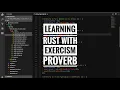 Learning Rust with Exercism - proverb
