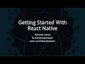 Getting Started With React Native in Nepali
