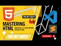 Mastering HTML - A Comprehensive Guide Document Structure