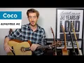 Remember Me From Coco Simple Guitar Lesson - Easy Chords Lullaby