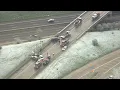 Multiple-car crash closes EB I-94 ramp to WB I-696 in Roseville