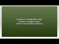 Pycharm run PostgreSQL script Cannot run program psql error 2 No such file or directory