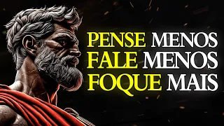THE POWER TO THINK LESS, TALK LESS AND FOCUS MORE | STOICISM 🏛️