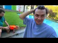Her Dog GOT STUCK IN THE POOL!