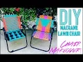 DIY Macrame Lawn Chair - SICK MAKEVOER