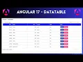 Implement dataTable in angular 17 standalone template angular-datatable