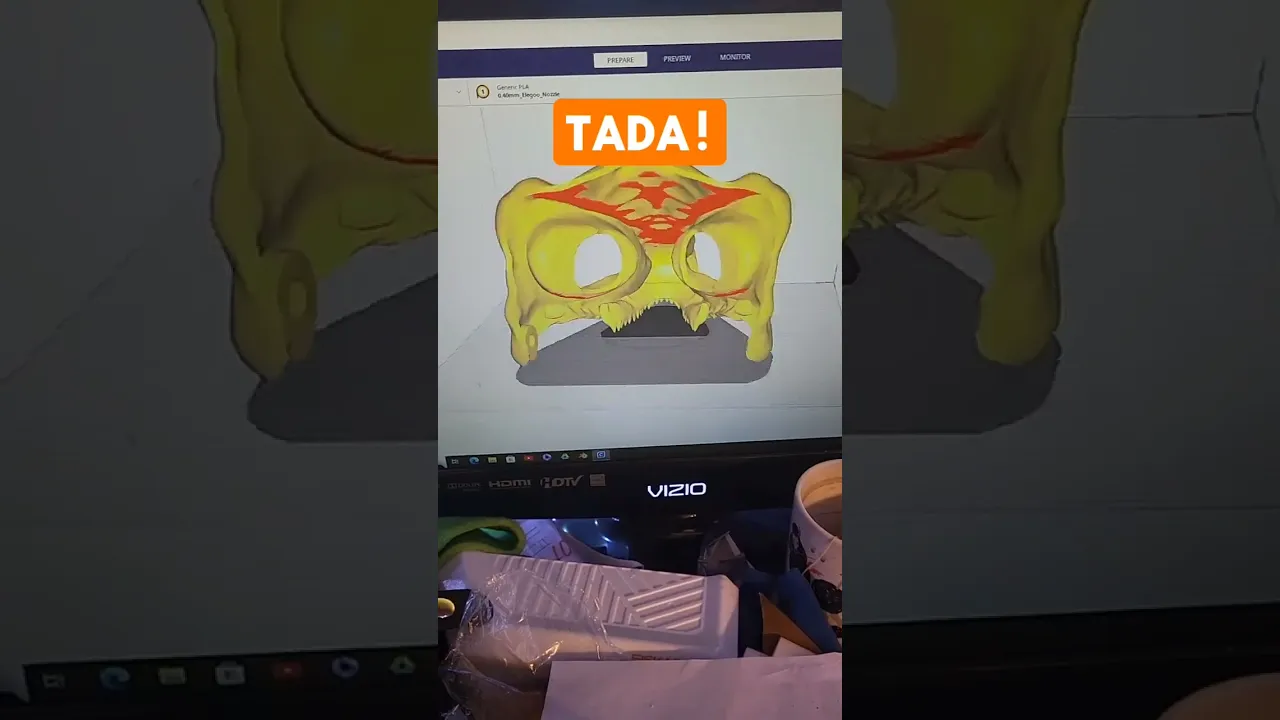 Dino mask / raptor mask | stl file