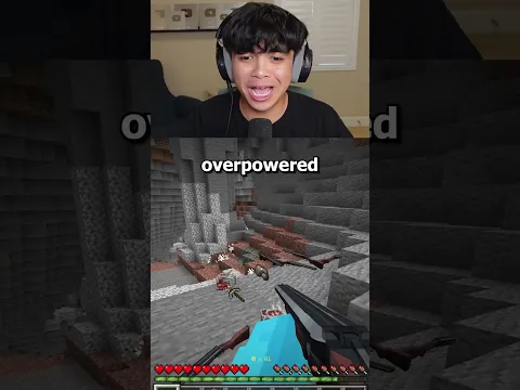 Minecraft But Every Drop is a Gun #minecraft
