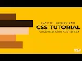 Css3 tutorial Understanding CSS syntax in details