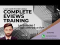 Introduction to Eviews Learn Economics