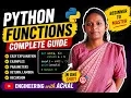 Python Functions in One Shot Complete Tutorial for Beginners Hindi