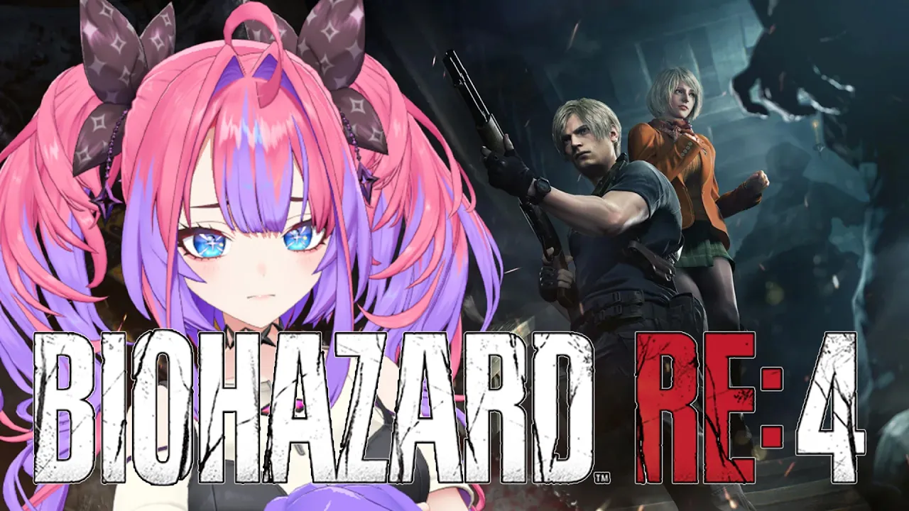 【 バイオハザードRE4 】初めてのバイオハザードRE4に挑戦！！【#綺々羅々ヴィヴィ #hololiveDEV_IS #FLOWGLOW】