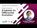 Lec 33 A tutorial on Differential Evolution