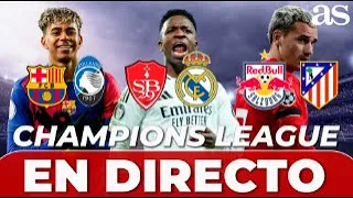 EN VIVO BREST vs REAL MADRID, BARCELONA vs Atalanta... | Champions League