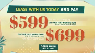Bayou Park Apartments June July Move-In Specials