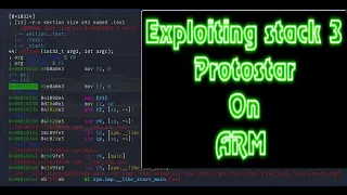 Exploiting Stack 3 from Protostar on ARM Azeria-Labs
