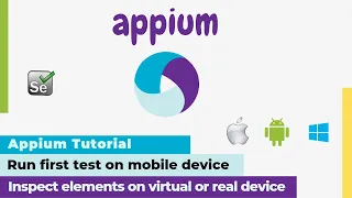 Appium Tutorial Run first test on android virtual device Inspect elements Chrome inspect