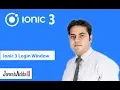 Login window in Ionic 3 - Jawabadda