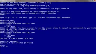 ADVANCED SQL - SUBPROGRAMS