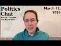 Politics Chat March 12 2026