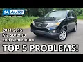 Top 5 Problems Kia Sorento SUV 2011-2015 2nd Generation