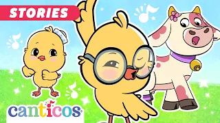 La Vaca Lola, Los Pollitos y Pin Pon | Storytime Canticos Adventures | @canticosworld