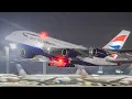 20 MINUTES of GREAT NIGHT Plane Spotting at San Francisco Airport [SFO/KSFO]