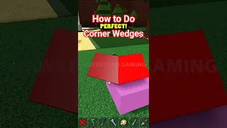 Roblox Build A Boat For Treasure Tutorial Fill Gap Corner Wedges Technique Roblox Babft 