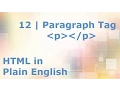 HTML5 Tutorial for Beginners 12 The Paragraph Tag P - Making Websites