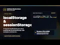 localStorage sessionStorage Explained FullStack Masterclass JavaScript Course