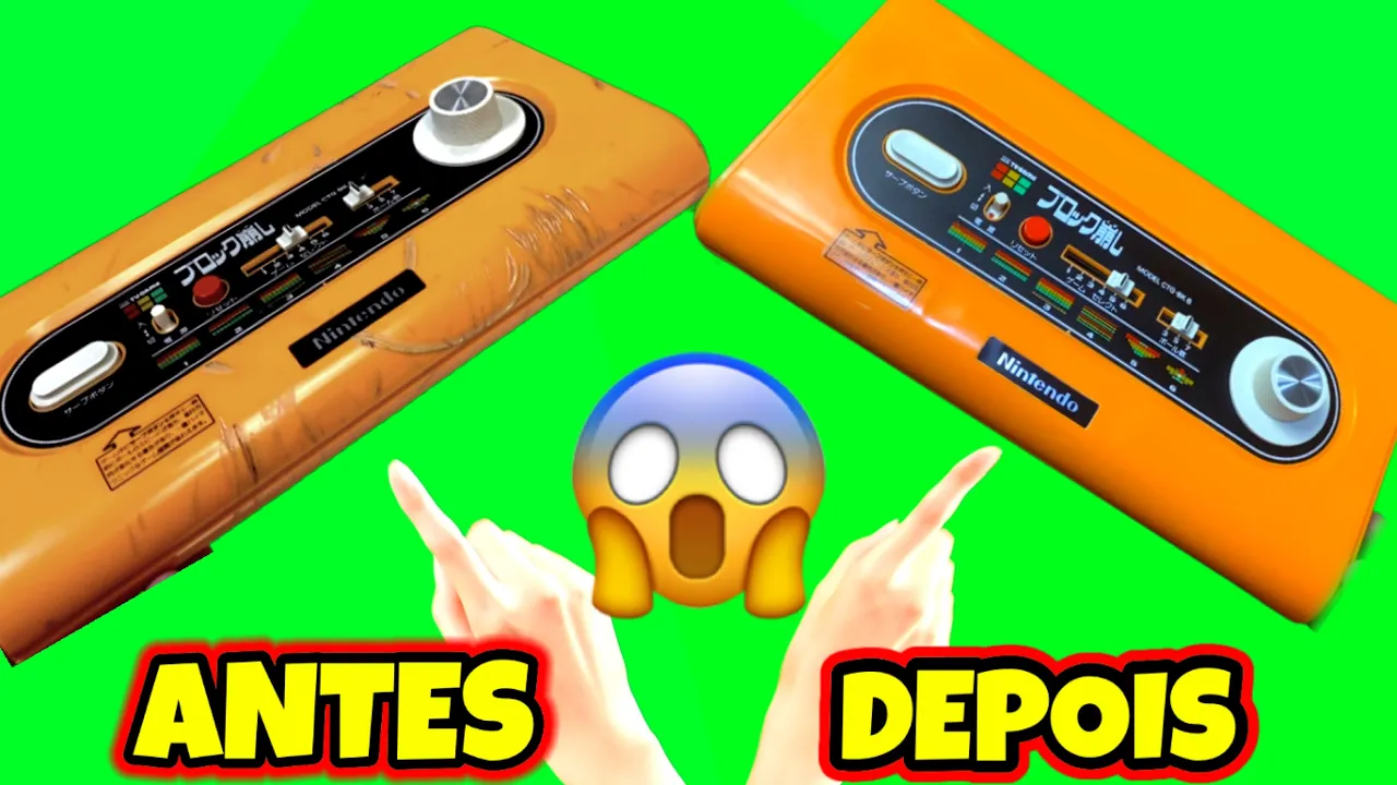 RESTAURAÇÃO NINTENDO RETRO DA CAÇADA GAMER NO BRECHÓ DO JAPÃO