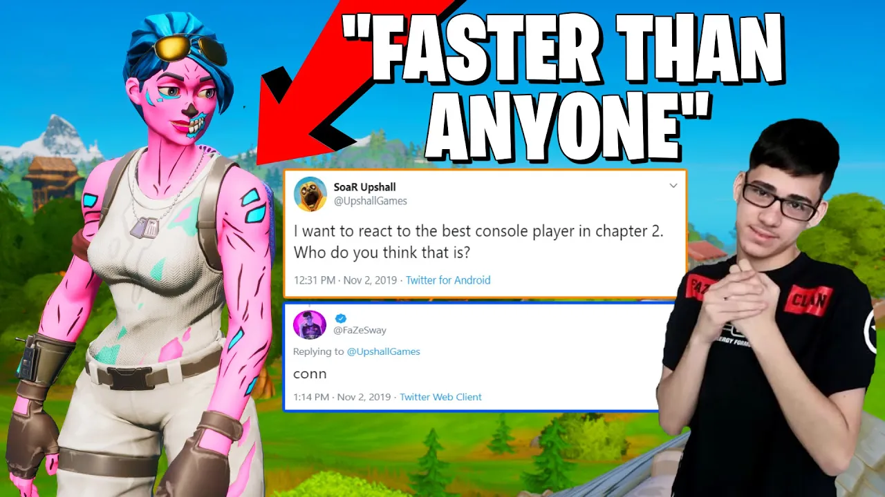 FaZe Sway Told Me This Was The BEST Console Player in Fortnite Chapter 2