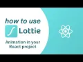 How To Use Lottie Animations in a React Apps LottieFiles React Project CloudRevol