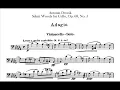 Dvorak - Silent Woods for Cello, Op.68 No.5