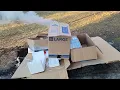 Burning Stuff 1213 Pile of Cardboard Boxes 2022