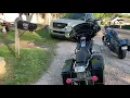 Skar set on my Harley