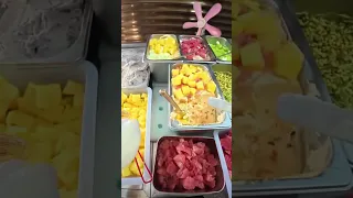 Ice Cream Roll Special Best - Korean street food,Sokak Dondurma Ruloları #Shorts