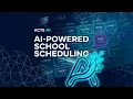 ACTS TIMETABLE AI-powered School Timetable Generator