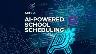ACTS TIMETABLE AI-powered School Timetable Generator