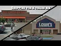 Shopping at Home Depot in Pottstown Lowes in Oaks for a new trash can
